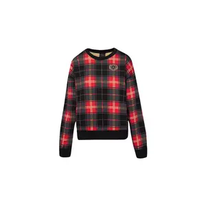 Brooklyn Women's Fleece Crew Womens Style : Dv1996 "Fire Red/Dk Driftwood" DV1996 612