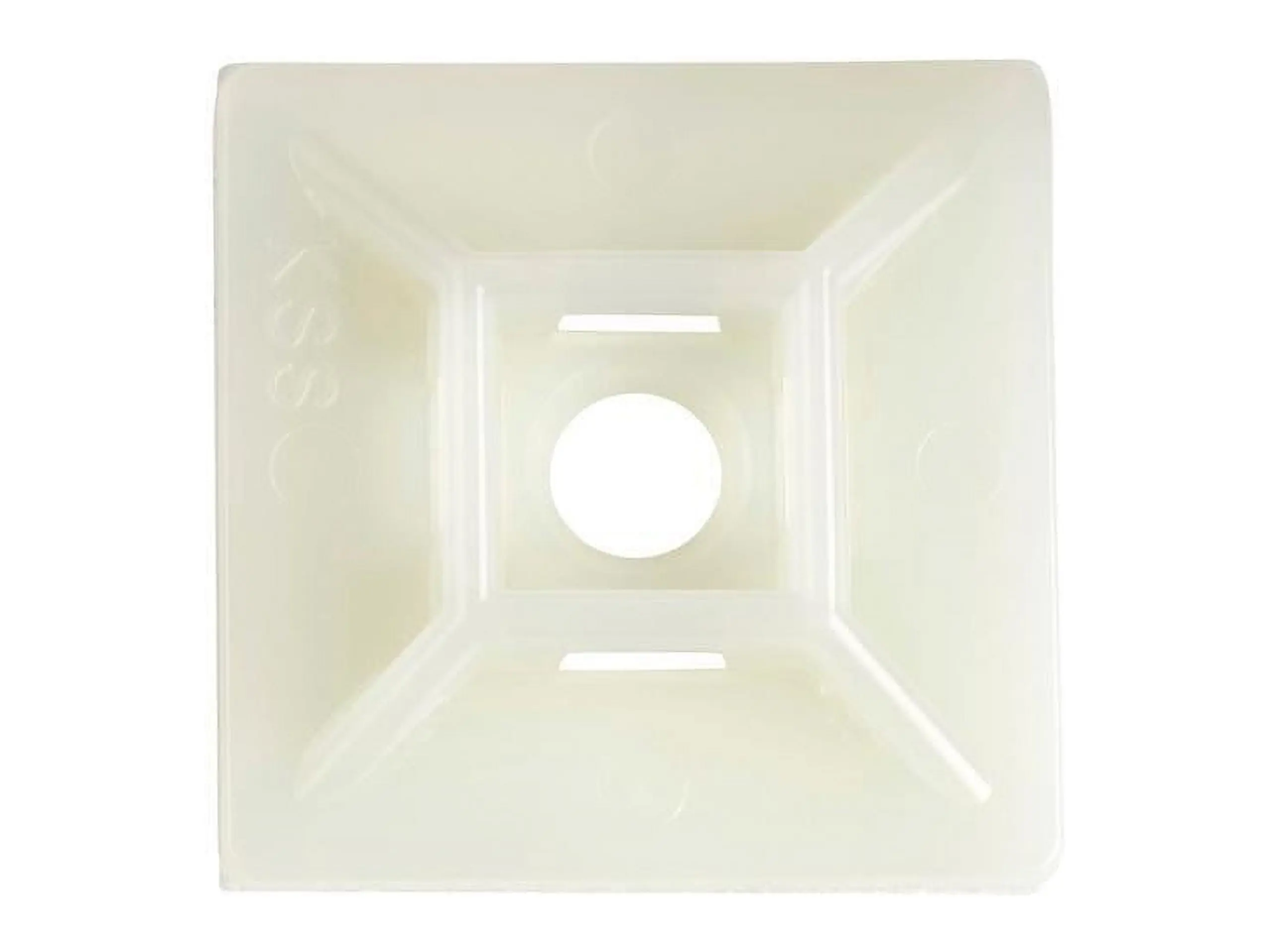 Startech CBMCTM3 Installation Clips Cable Ties - 0.21 in. CB Mounts with Sticky Adhesive Tape, Wide Ties, Pack of 100, Sticky Adhesive Cable Ties