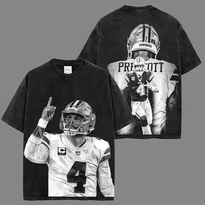 The Captain Dak Prescott D4K V2 Shirt Acid Washed 100% Cotton T-Shirt, Captain Dak T-Shirt, The Dak Attack Fans , America’s Team T-shirt, Cowboys Nation, Sunday Football Shirt, Game Day Outfit