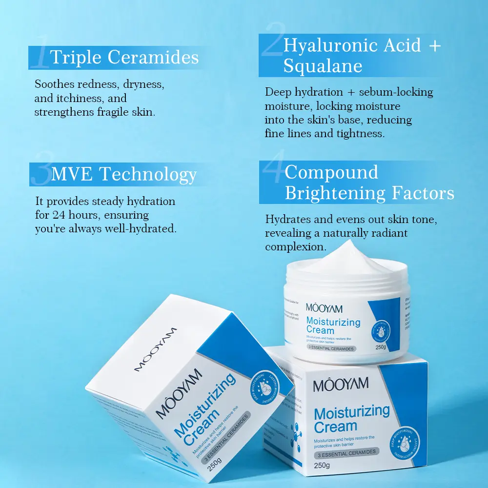 MOOYAM】【FDA】Moisturizing Cream 8.8 oz | Hyaluronic Acid