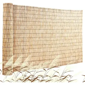 VEVOR Natural Reed Fencing, 4 ftx 16.4 ft, 2 Pack Reed Screen Curtain Balcony Reed Fence Roll for Outdoor Backyard Patio, Decorative Fence for Backyard Garden Fencing Divider, Privacy Screen PanelVEVOR Super Brand Day