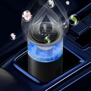 Smart Car Air Freshener with Ambient Light & Mist Fragrance Auto On/Off 3 Adjustable Modes, Aromatherapy for Car, Home, Office