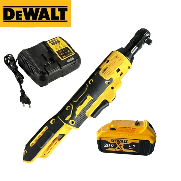 DEWALT DCF512 Rechargeable Brushless Ratchet Wrench Kit - 1/2 in. Square Drive, Variable Speed, 250 RPM, LED, Brushless Motor, Mechanic & DIY Tools for Automotive Repair & Tight Spaces