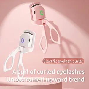 Electric Heated Eyelash Curler, Portable Heating Electric Clip, All-In-One Lash Curling Tool, Essential Beauty Accessory, Curl Lashes, Silicone Lash Curler