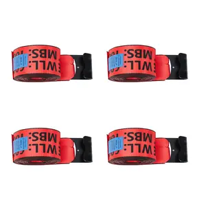 Garvee Heavy Duty 4" x 30' Winch Straps with Flat Hooks – 6,000 lbs WLL, 18,000 lbs Break Strength – Flatbed Tie Down Straps for Trucks, Trailers, Towing, Cargo Securement, Tree Saver – 4 Pack