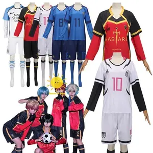 Anime Nagi Seishiro Cosplay Blue Isagi Yoichi Lock Cosplay Costume Bachira Meguru Germany Suits Halloween Party Cos Adult Unisex