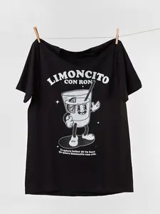 “Limoncito con Ron” T-Shirt – Colombian graphic Party Tee
