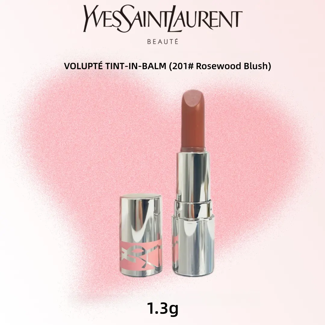 Yves Saint Laurent Volupté Tint-in-Balm 201# Rosewood Blush 1.3g - Luxurious Lip Color for a Natural Glow
