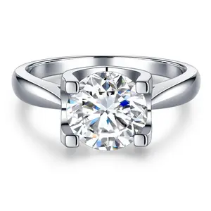 【#X28】(Cici)925 Sterling Silver Synthetic Moissanite rings