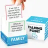 Family Conversation Cards | 200 expert-crafted prompts to build lasting bonds Your kids will remember | Talking Point Cards | No prep or pressure, Card Games For Families, Compact, Recycled Cards