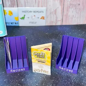 Mini Verse Recipe Card Holders Set of 2 Organize Your Recipes