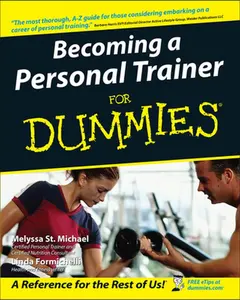 USED-Becoming a Personal Trainer for Dummies by St Michael, Melyssa (Paperback)