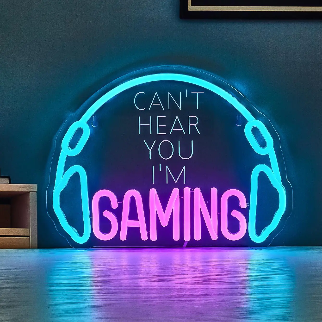 Gaming Room Neon Light, Neon Sign, Decorative Lights, Cool Lights, USB Powered Indoor Decoration Lamp, Perfect Gift for Halloween & Christmas, No Power Plug Required
