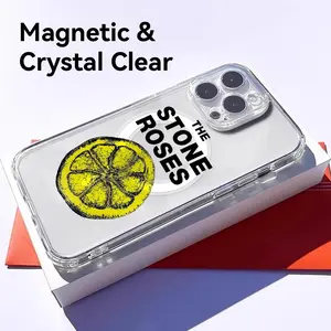 Band The Stone Roses Phone Case for iPhone 17 16 15 14 13 12 11 Pro Max Plus Clear Magnetic Phone Case – Anti-Yellow For MagSafe Slim & Lightweight Precision Cut Camera Protection, Shockproof Scratch-Resistant Transparent Case, Accessories