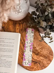 Lilac Wildflower Bookmark