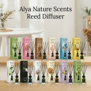 ALYA Nature Scents Reed Diffuser 3.3oz Long Lasting Home & Office Fragrance Air Freshener with Reed