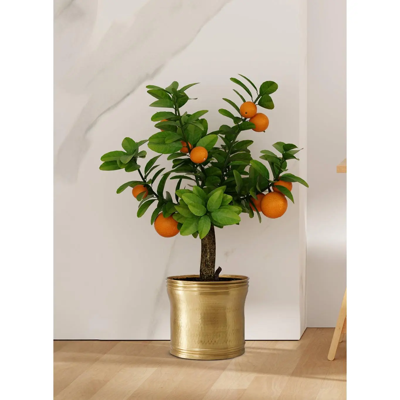 Rajani Hammered Aluminum Planter Collection