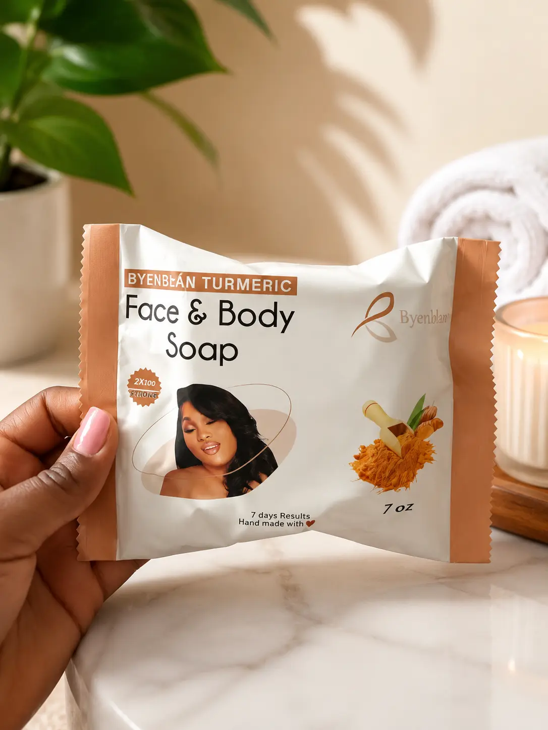 Tumeric Face & Body Soap 7oz