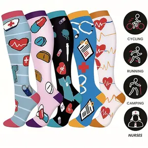 5 Pair WomenS MenS Athletic SocksCompressionSocksWomenMen&Athletic Socks Cycling AdultSupport HoseCirculationRunningCyclingHikingTravel Socks thigh high socks socks for women compression socks women thigh high socks socks for women compression socks women