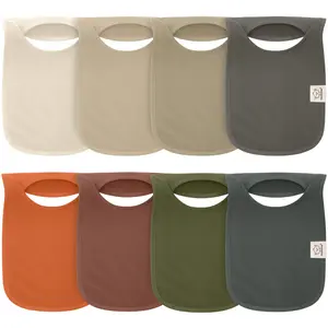 8-Pack Hallo Drool Bibs 8-Pack Hallo Drool Bibs