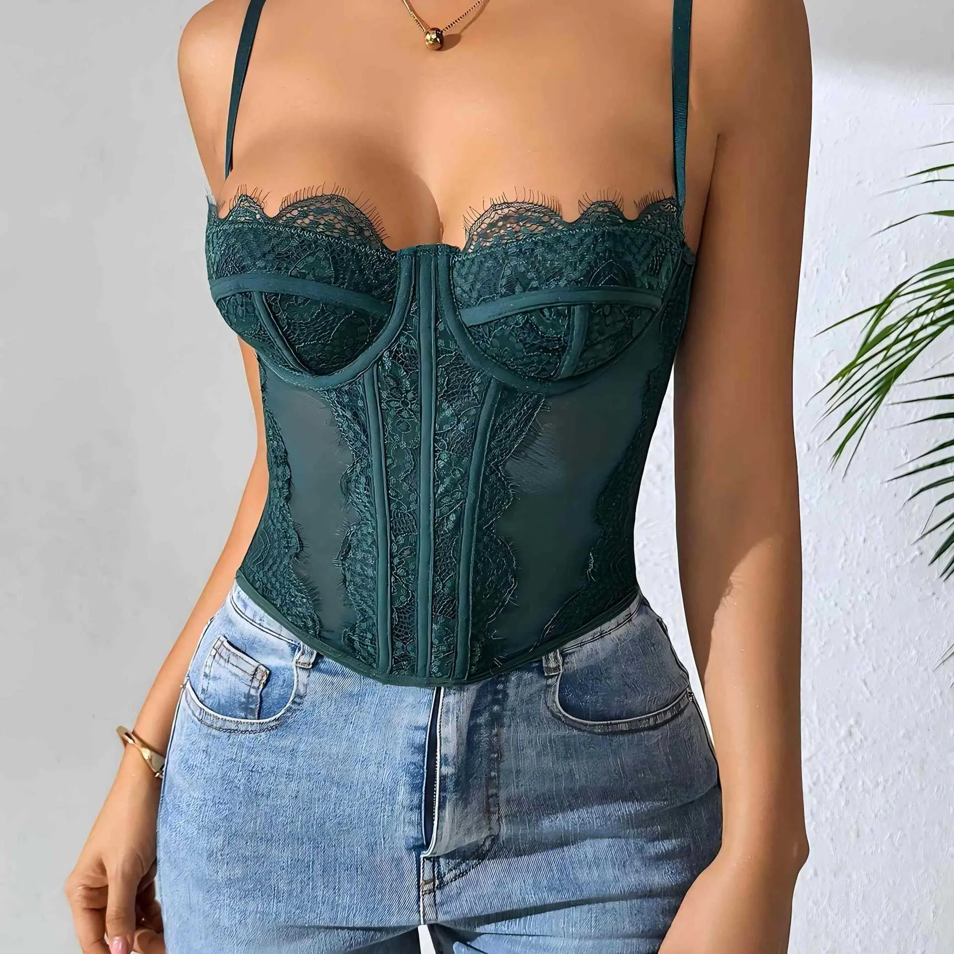 Green [with steel rim but no chest cushi