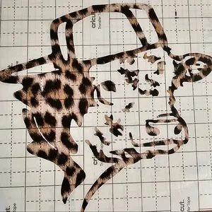 Cowhide Cow decal