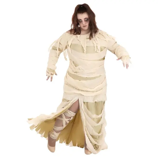 Plus Size Women's Full Length Mummy Costume