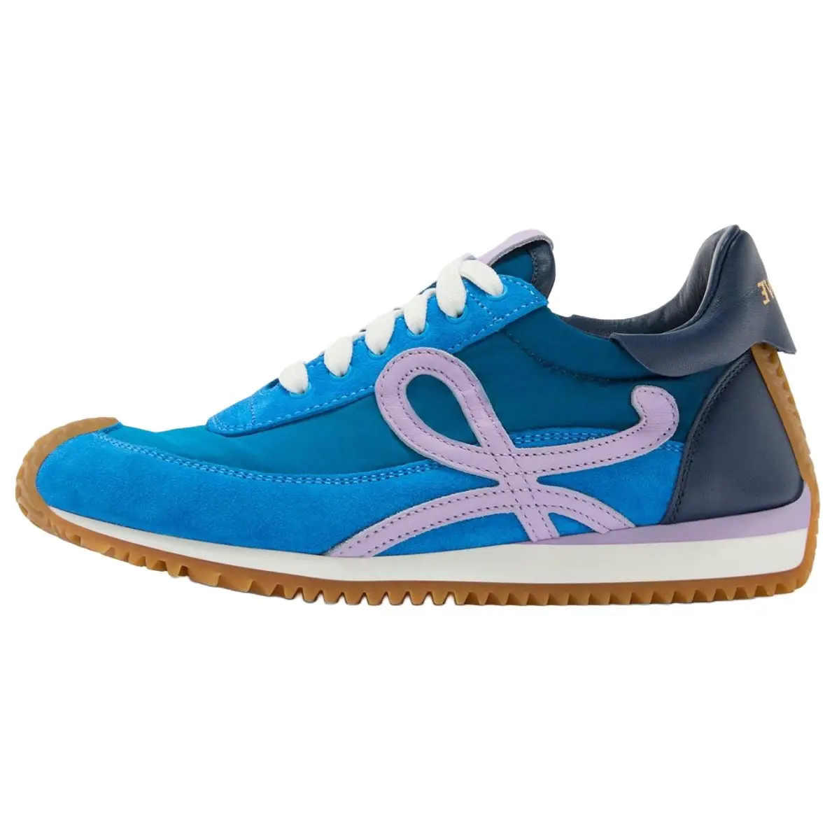 Women's LOEWE Flow Runner 2.0 Suede Lace-Up Low-Top Athletic Sneakers - Trendy, Breathable, Casual Walking Shoes, House White Official Maison Mihara Footwear, Breathable Walking Sneakers