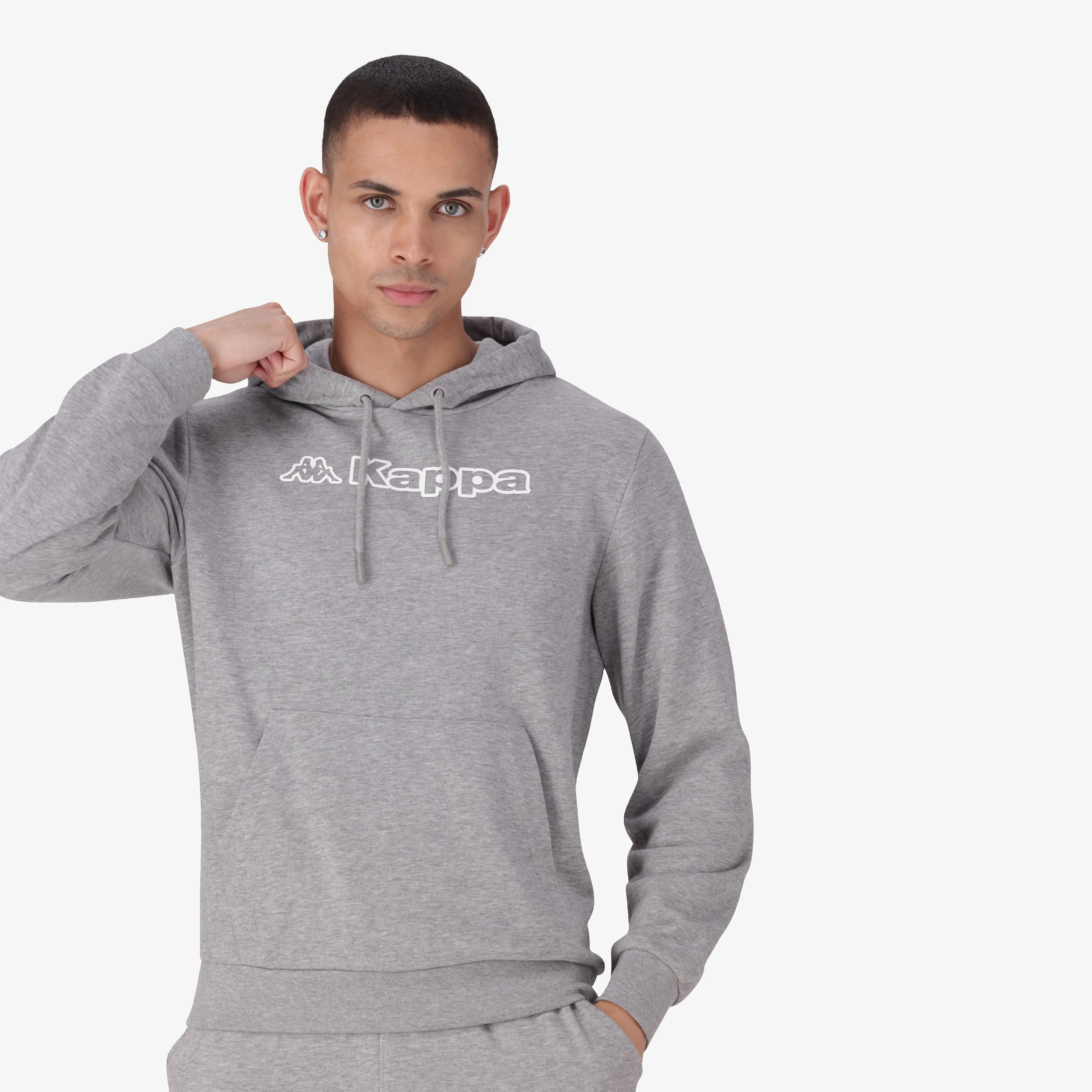 Logo Femmo Hoodie - Grey Md Mel