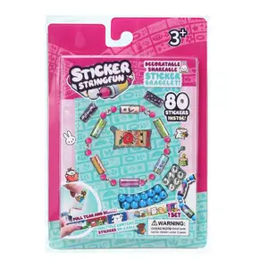 Cute Mini Sticker Bracelets Set, Wearable & Shareable, Unique Patterns, Perfect for Christmas Party Gifts, Diary Decorations, Creative Birthday Presents