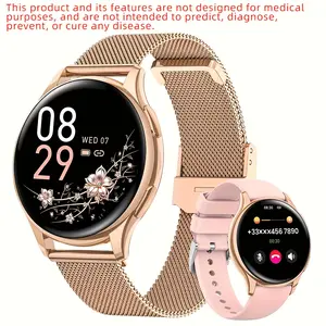 Smartwatch supporting wireless calls, 19 sports modes, music player, pedometer — a perfect birthday gift for both men and women, suitable for Christmas and Halloween, compatible with Android and iOS.,summervibes