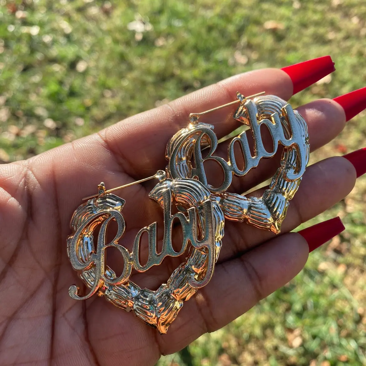 Baby Bamboo Earrings