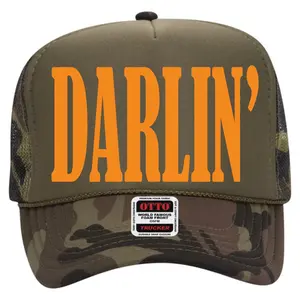 Darlin’ Camo and Olive Unisex Foam Trucker Hat
