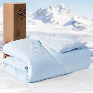 Cooling Blankets for Dogs - Q-MAX>0.53,  Cooling Blanket Summer, Soft  Cooling Mat for Hot Weather, Washable  Pet Cooling Blanket, Blue, 30x40