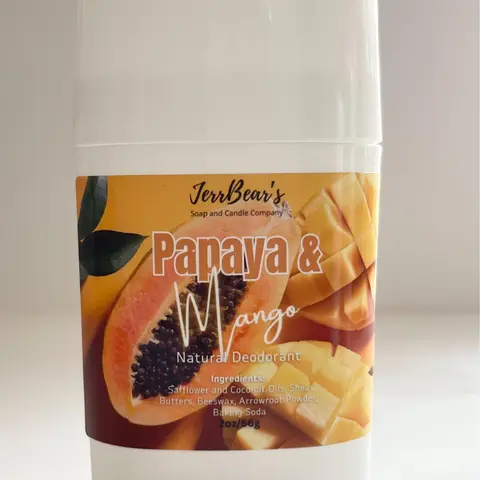 JerrBear's Natural Deodorant - 100% Natural Formula - Suitable for All Skin Types - Ideal for Daily Use Moisturizing Moisture