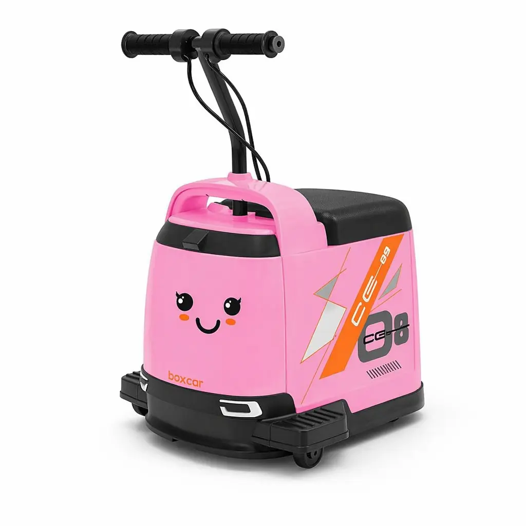 12V Kids Electric Box Car - 180W Motor, Storage Seat, MP3 Player, Slow Start - Ideal First Electric Ride-On Toy for Toddlers Ages 3-6
