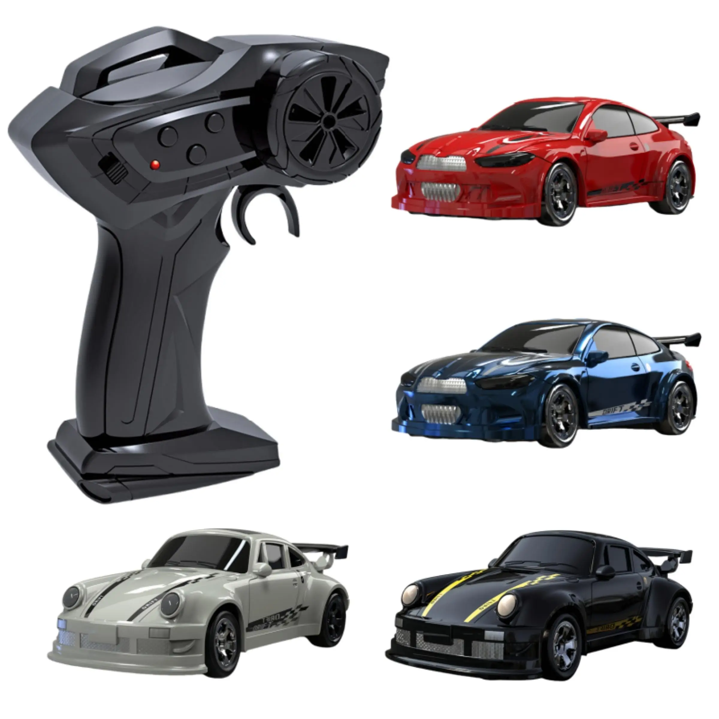 1:64 RC Drift Car, 1 Box Mini Drift RC Car, 2.4g Remote Control Sports Car, RC Racing Drift Car with Lights, Hobbies Ideas, Driving Toy, RC Cars for A