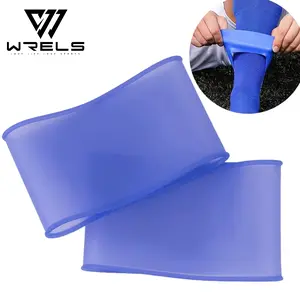 Anti-slip Silicone Shin Guard, 1 Pair Unisex Football Sports Shin Protection Accessories, Protective Gear for Men & Women Outdoor Sports, Soccer Training Equipment