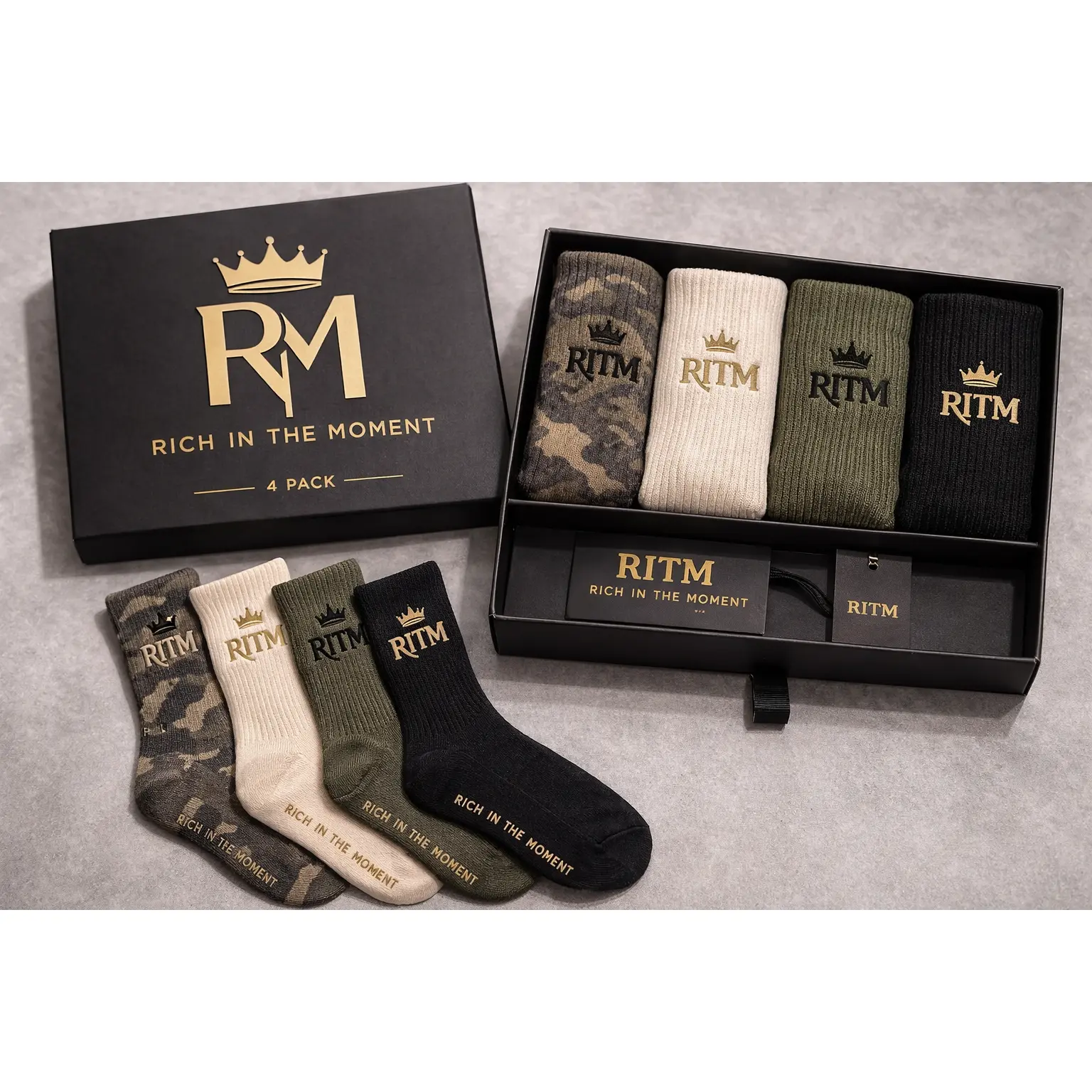 RITM “Walking On Air” Premium Crew Socks