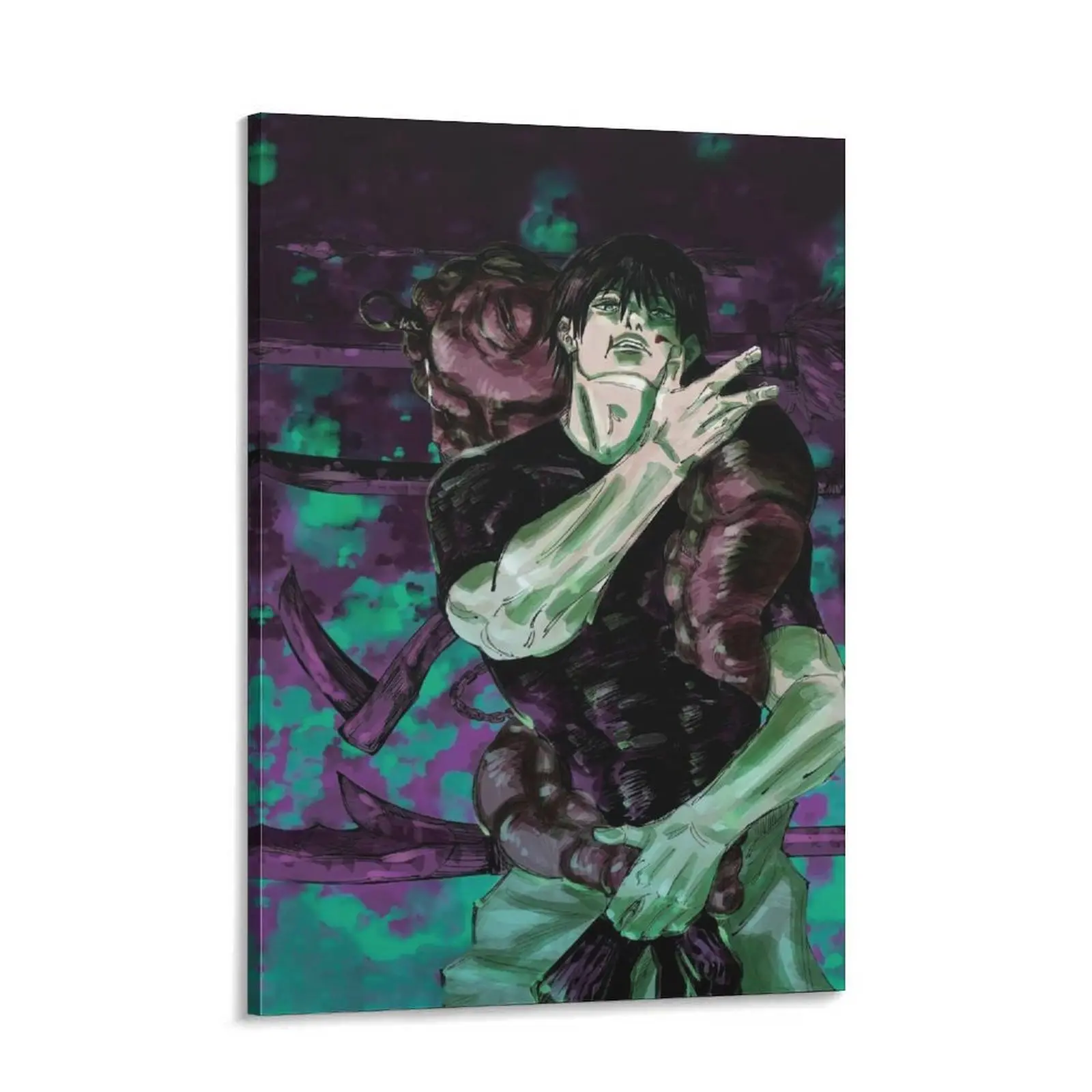 Toji Fushiguro Jujutsu Kaisen Magical Eclectic Character Print Poster - 20x30inch(50x75cm) Multi-Size Artistic Graphic, Living Room Wall Focal Point Home Decor, Ideal Gift for Anime Fans