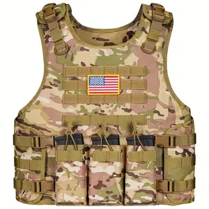 Outdoor Vest, Adjustable Weight Vest with Quick Release System, Outdoor Removable and Simple Weighted Vest