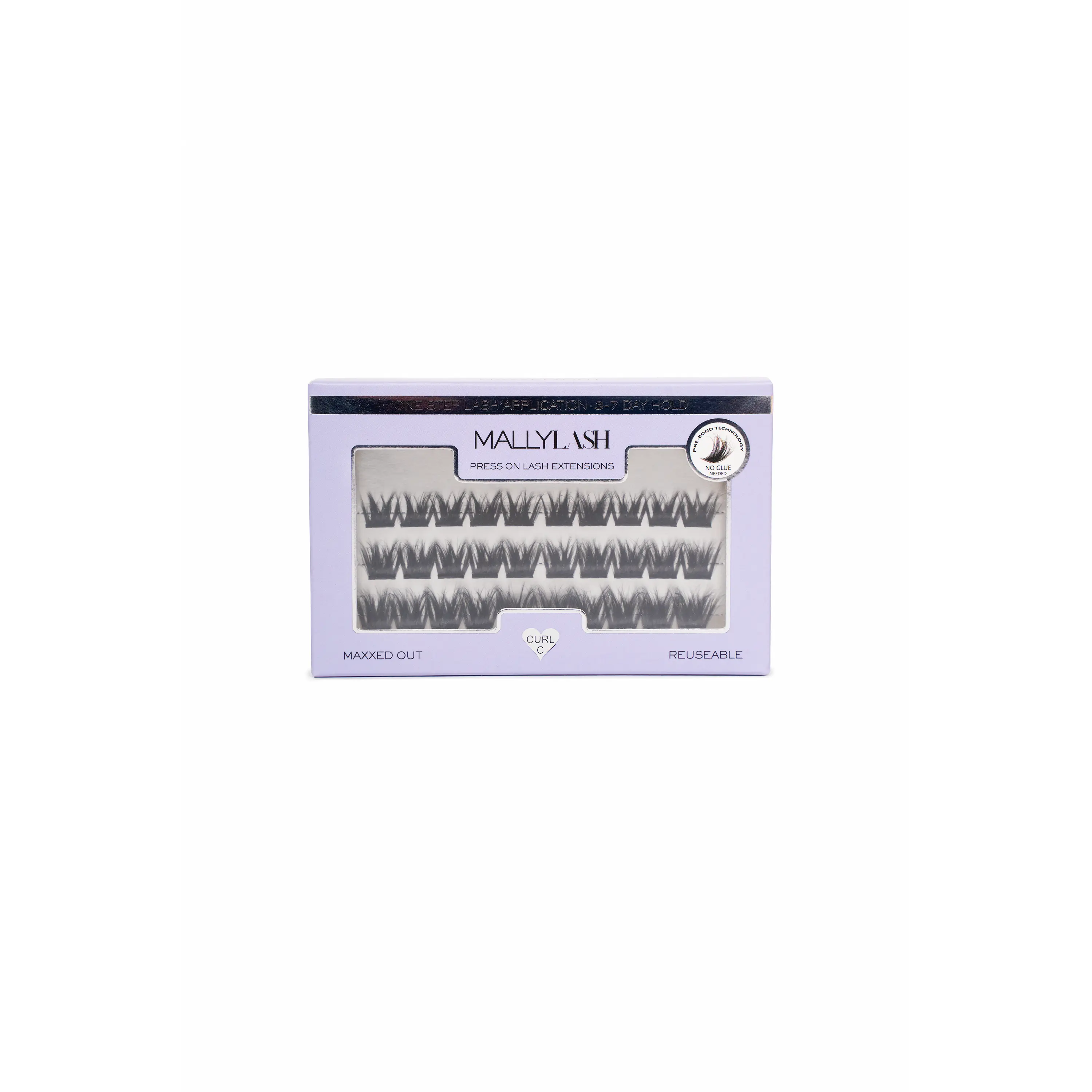 Maxxed Out: No Glue Needed Pre-Bond Press-On Lash extensions 3-7 day hold