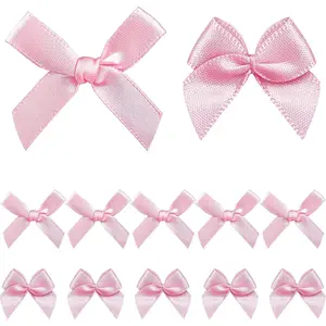 300 count Mini Pink Bows, 1.5" Mini Ribbon Bows for Crafts, Satin Bows for  Wrapping, Mini Bows for DIY, Valentine's Day,  Shower, Wedding Decorations, Christmas Bows for Present