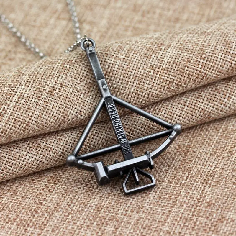The Walking Dead Punk Zinc Alloy Pendant Choker, Chain Jewelry Necklace, Character Graphic Fan Zone Accessory for Men, Ideal Gifts for Car Decoration, Chain Jewelry Necklaces