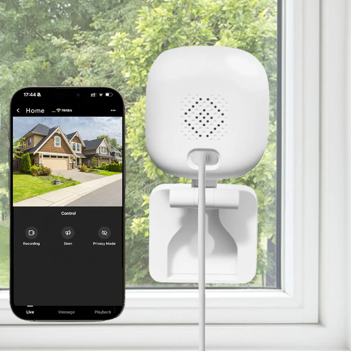 HD Pet Camera, Indoor/Outdoor Security Camera with Two-Way Talk, 2.4G WiFi (Only), HD Window Camera, Easy Installation, Home Camera, House, Infrared Night Vision, Outside