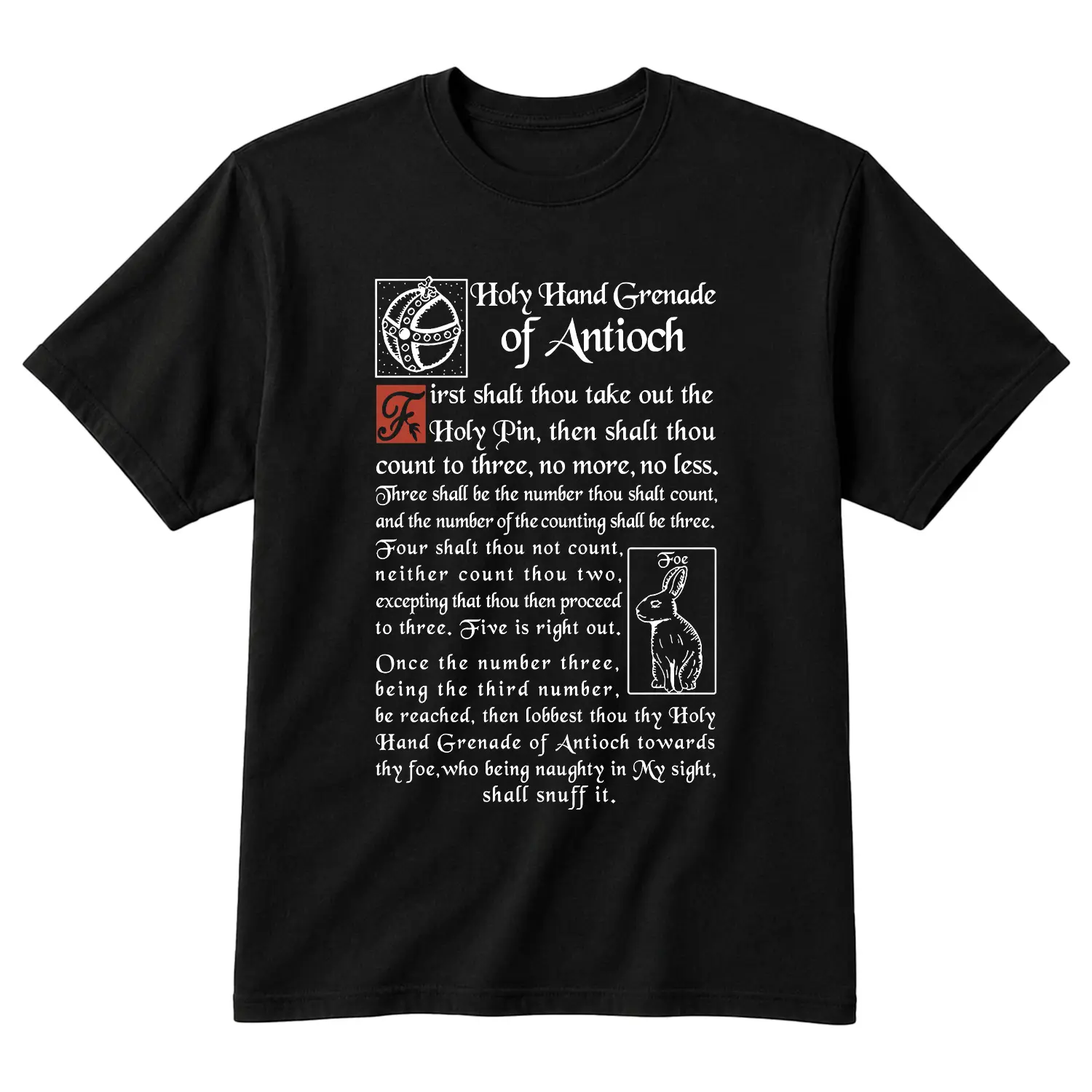 The Holy Hand Grenade of Antioch T-Shirt, Meme Hoodie, Funny 1975 Weirdcore Y2K Aesthetic Gift Unisex Sweatshirt