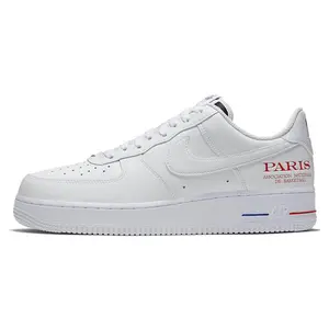 Men's & Women's Nike Air Force 1 NBA Paris Leather Low-Top Sneakers, Leather Material, 2000 Edition
