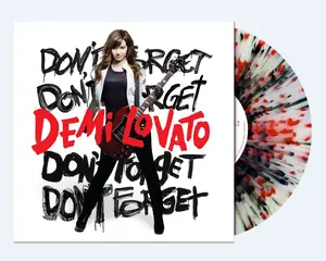 Demi Lovato - Don't Forget [Clear/Red-Black Splatter LP]  [VINYL RECORD - LP] Black, Clear Vinyl, Red
