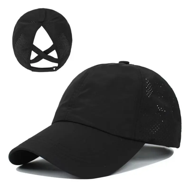 Women's Simple Style Plain Color Baseball Cap, Casual Trendy Hat for Outdoor Sports, Fashion Quick Drying Accessories for Daily Wear and Outdoor Sport Adjustable Streetwear Hat