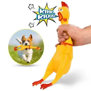 Easy To UseFunny Screaming Chicken Toys, Squeezing Sound, Teeth Grinding, Suitable For Small To Medium Dogs, Pet Products, Home Supplies